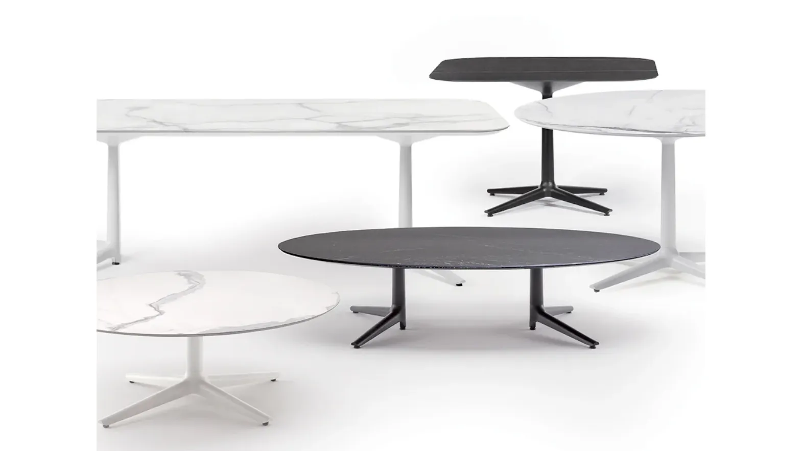 Kartell's Multiplo Low tables