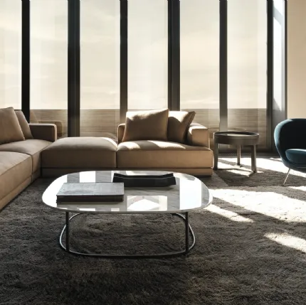Regent marble coffee table by Molteni & C