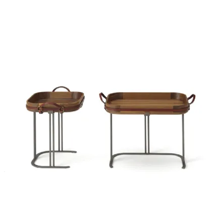Leonardo coffee table by Arte Brotto Leather Upholstery
