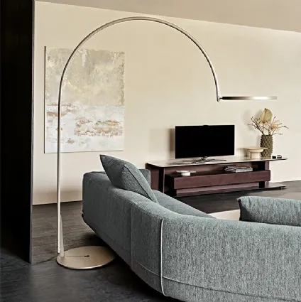 Floor lamp with Arx steel structure by Cattelan Italia