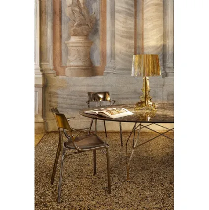 Table lamp Bourgie Metal Gold by Kartell.
