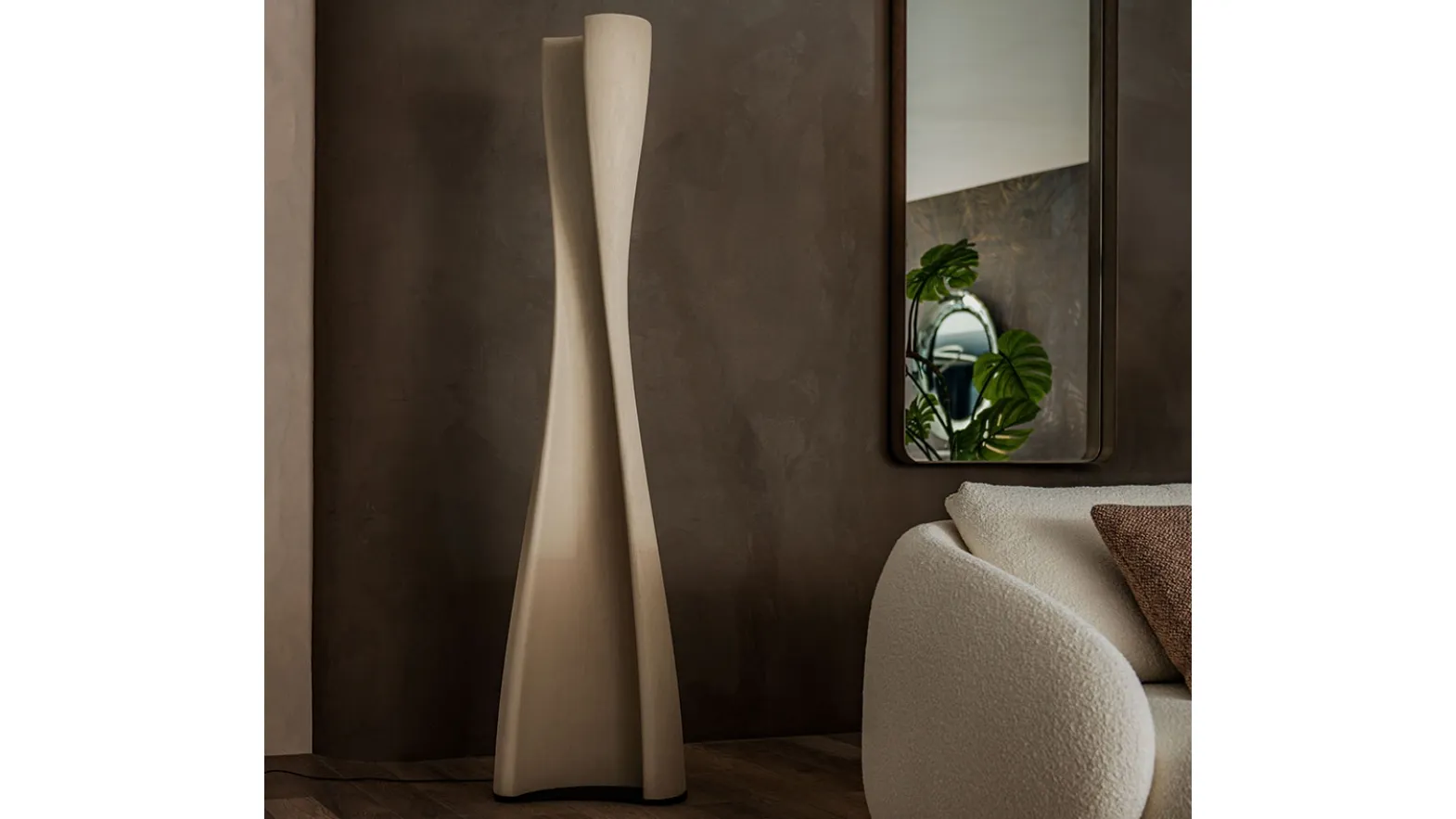 Floor lamp in clay by Cattelan Italia