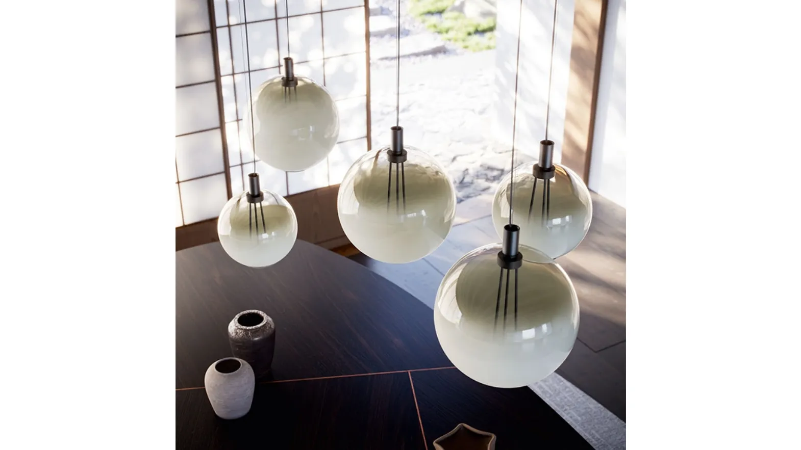 Cattelan Italia's Paris suspension lamp