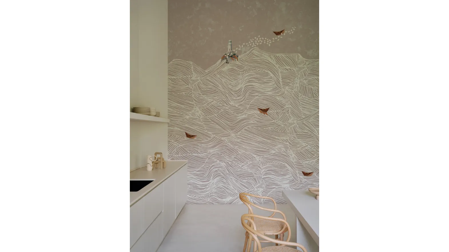 Pharos wallpaper by Wall&Decò.