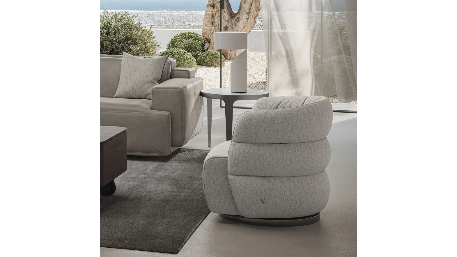 Couture armchair by Natuzzi