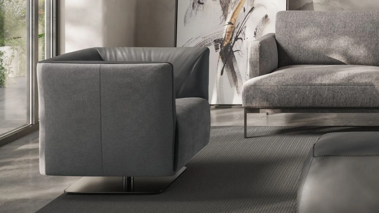 The Natuzzi Dodi armchair.
