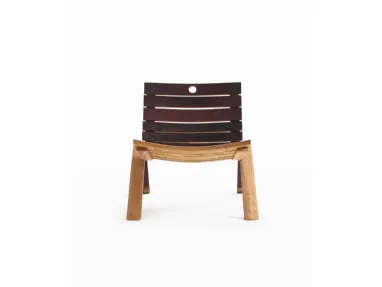 Barrique Oak Armchair Etta by Riva1920