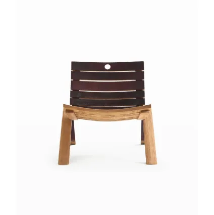 Barrique Oak Armchair Etta by Riva1920