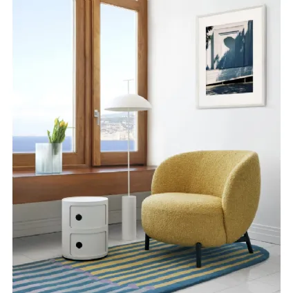 Armchair in Lunam fabric by Kartell.