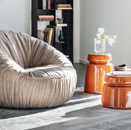 Peggy Turn Upholstered Armchair by Cattelan Italia
