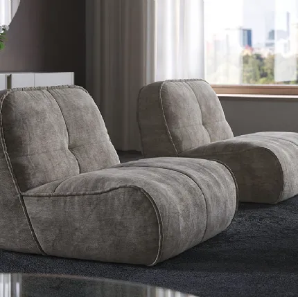 Spencer upholstered armchair by Cattelan Italia