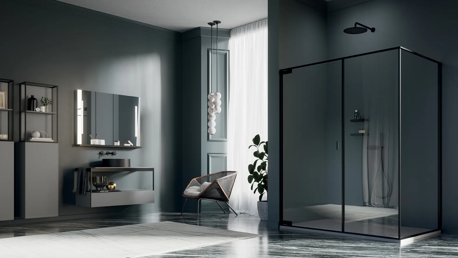 Inda's Swing Shower Box Diva
