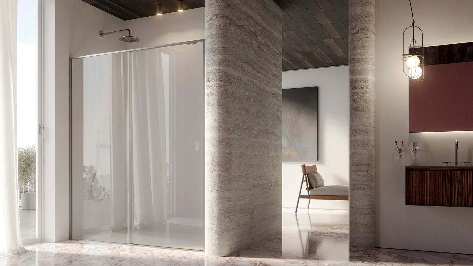 Inda's Indissima Sliding Shower Box