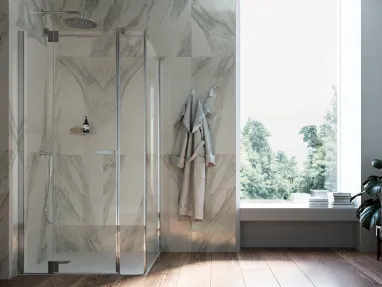 Shower Box Praia Design Swing Door by Inda