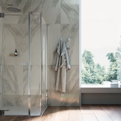 Shower Box Praia Design Swing Door by Inda