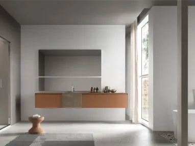 Suspended bathroom cabinet Shape 14 by Arcom