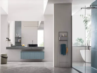 Suspended Bathroom Vanity Shape 22 by Arcom