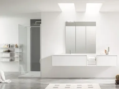 Arcom's Shape 36 suspended Bathroom Vanity Unit.