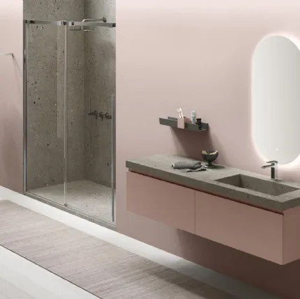 Wall-hung Bathroom Vanity Slash 03 by Arcom