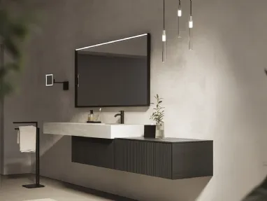 Suspended Bathroom Vanity Unit Testadura 03 by Inda