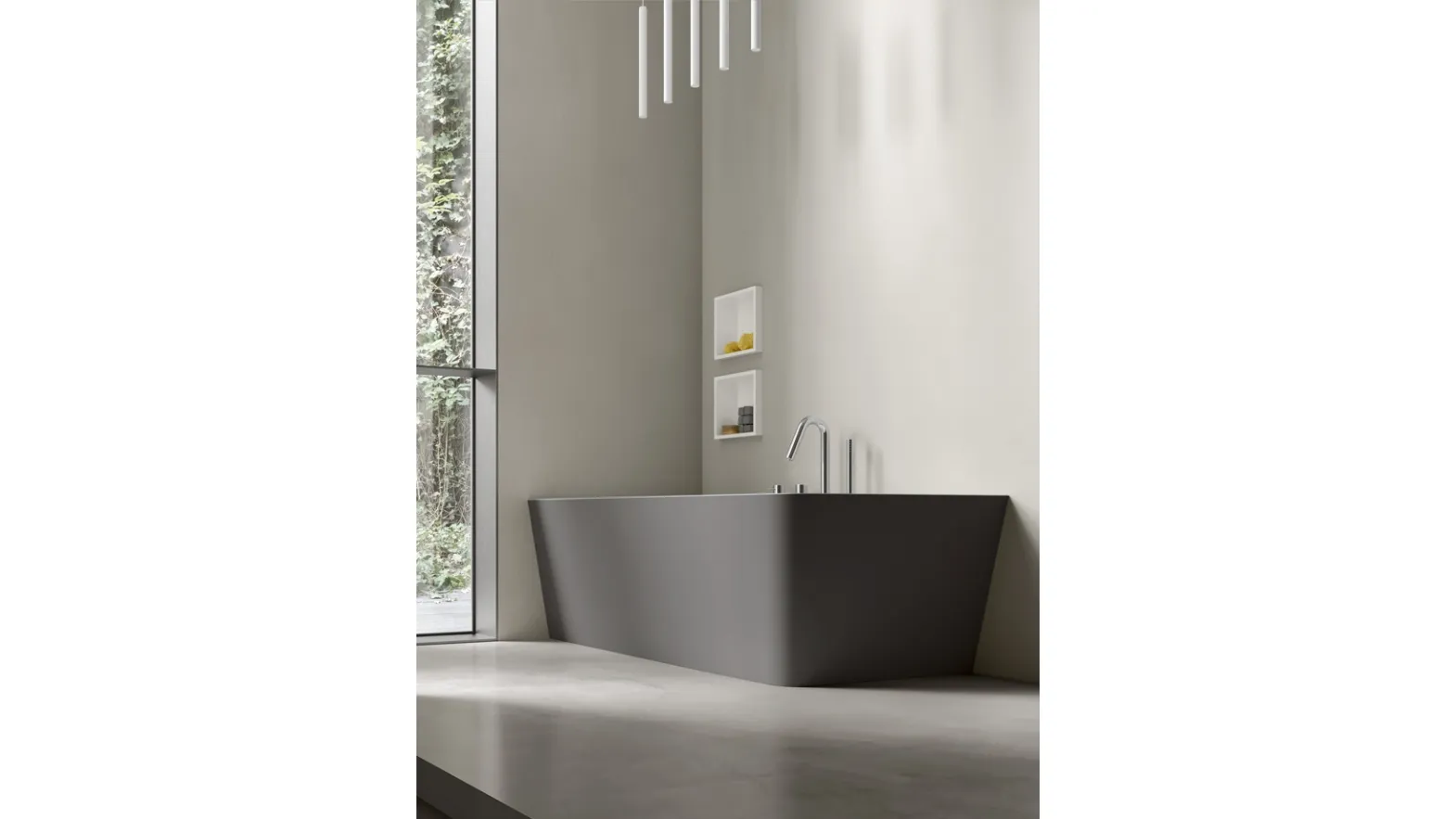 Corner bathtub Eden by Arcom.