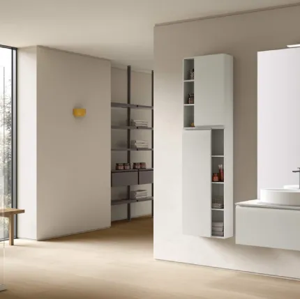 Suspended Bathroom Vanity Virgola 05 by Arcom