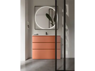 Floor-standing Bathroom Vanity Virgola 07 by Arcom.