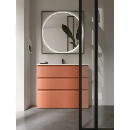Floor-standing Bathroom Vanity Virgola 07 by Arcom.