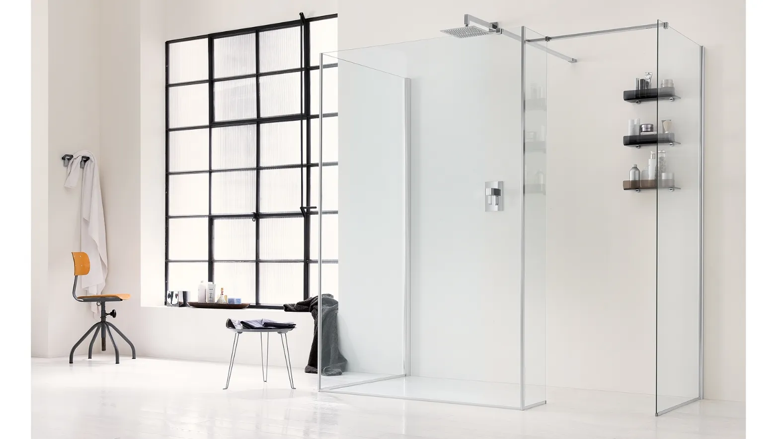 Walk In D Shower Box by Inda