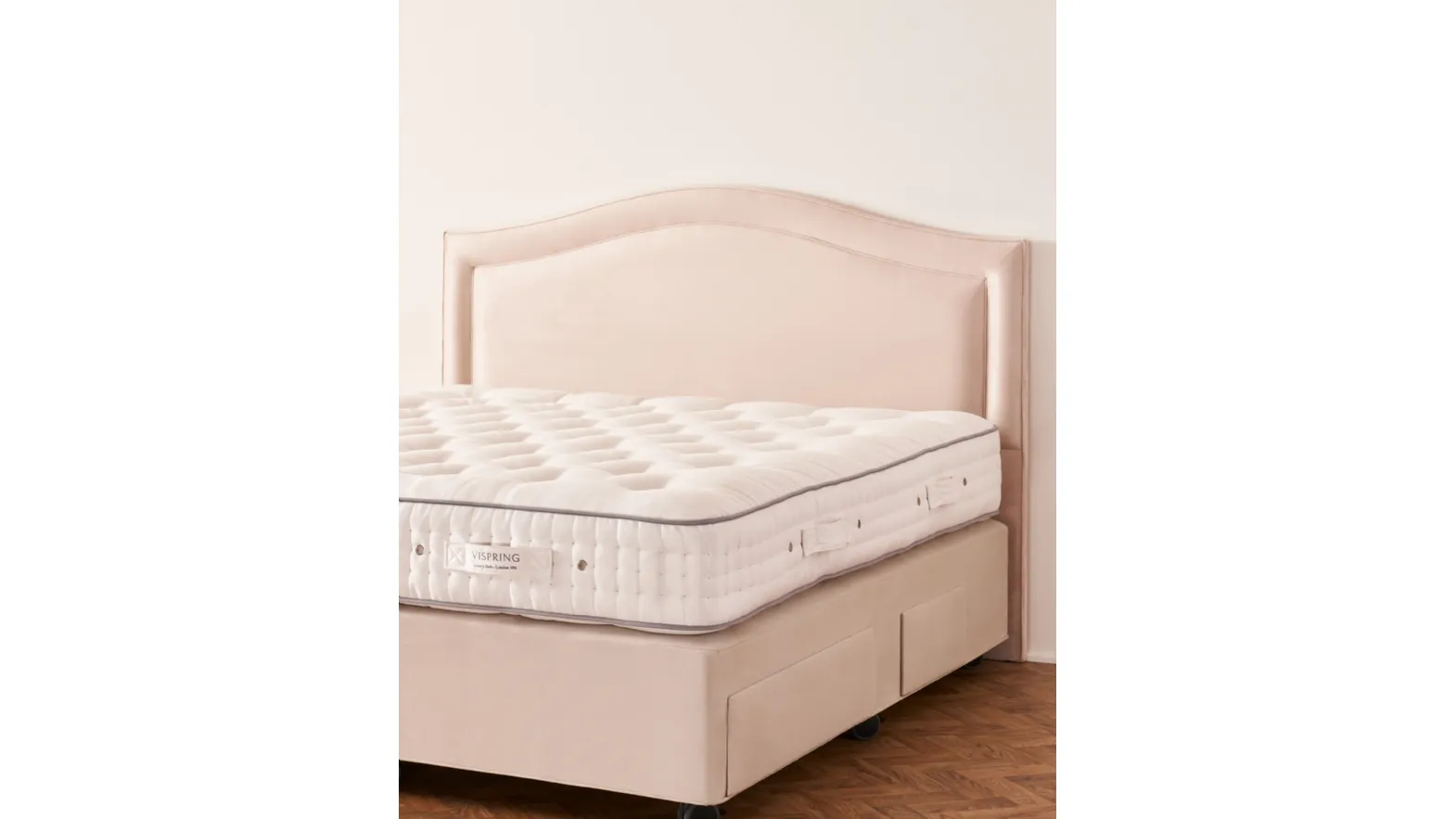 Artemis leather bed by Vispring
