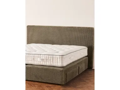 Burlington fabric bed by Vispring