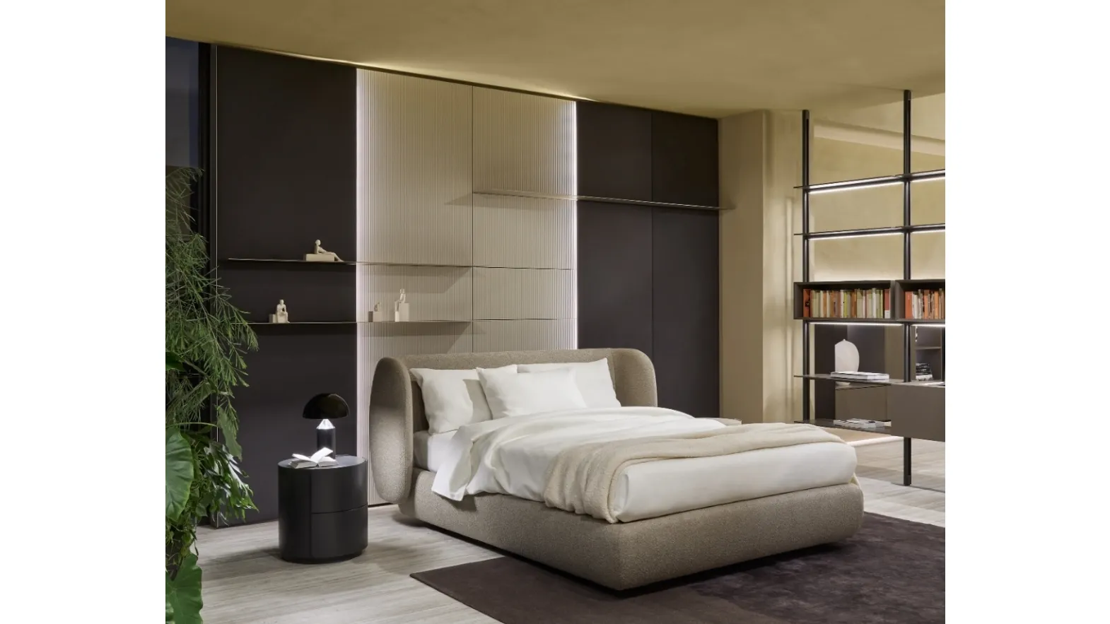 Padded Cosy bed with storage box by Sangiacomo.