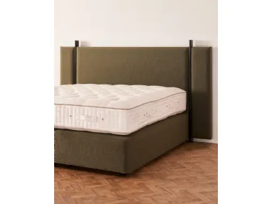Fabric upholstered Gate bed by Vispring
