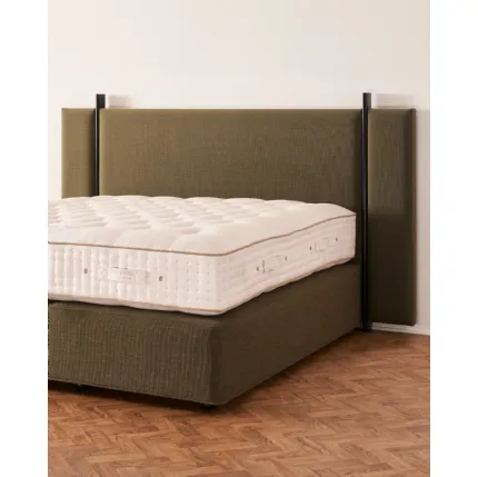Fabric upholstered Gate bed by Vispring