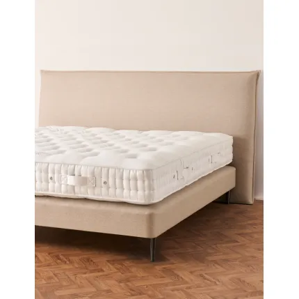 Langley upholstered bed by Vispring
