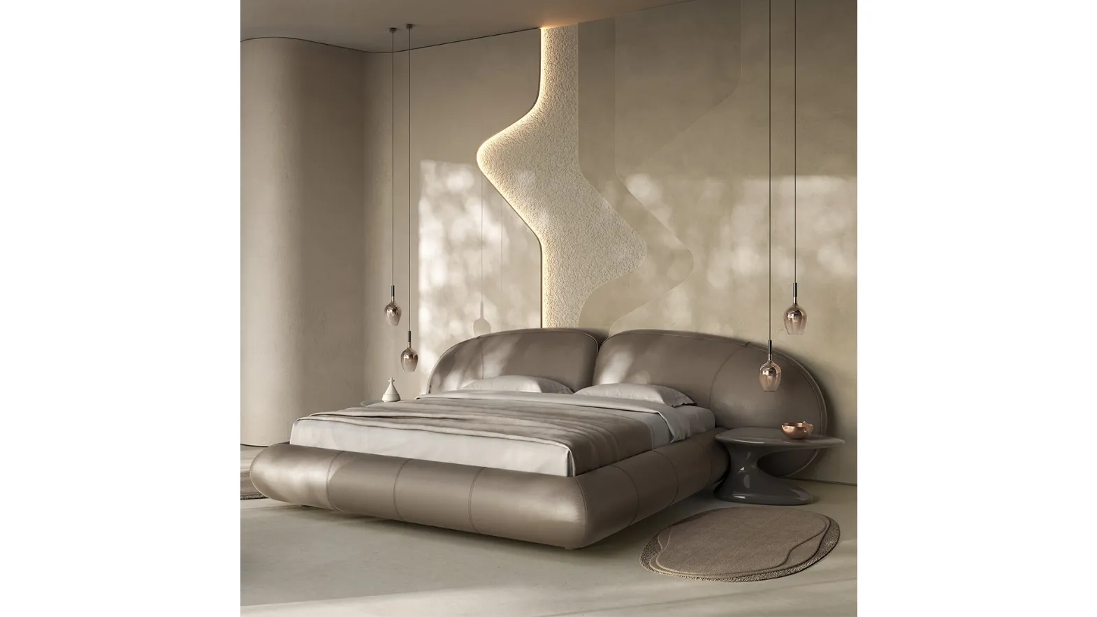 Natuzzi Memory design bed