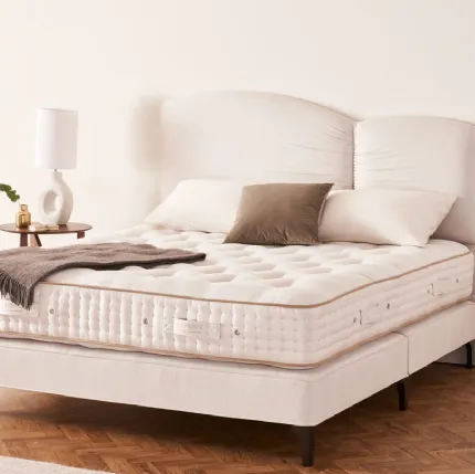 Palladio fabric bed by Vispring