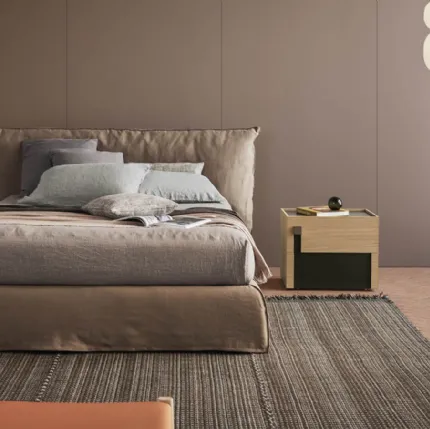 Pianca's Piumotto upholstered bed frame