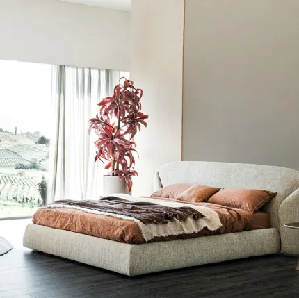 Bed with storage unit Richard by Cattelan Italia