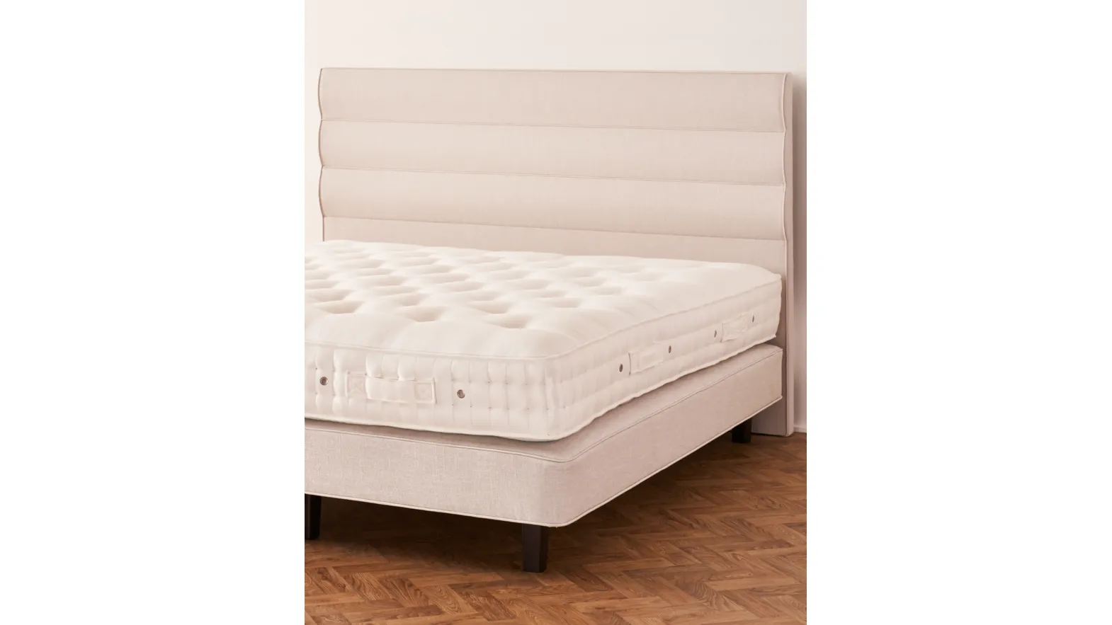 Triton headboard bed by Vispring.