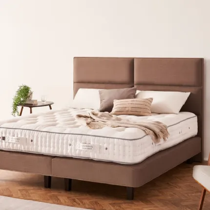 Victoria upholstered bed by Vispring