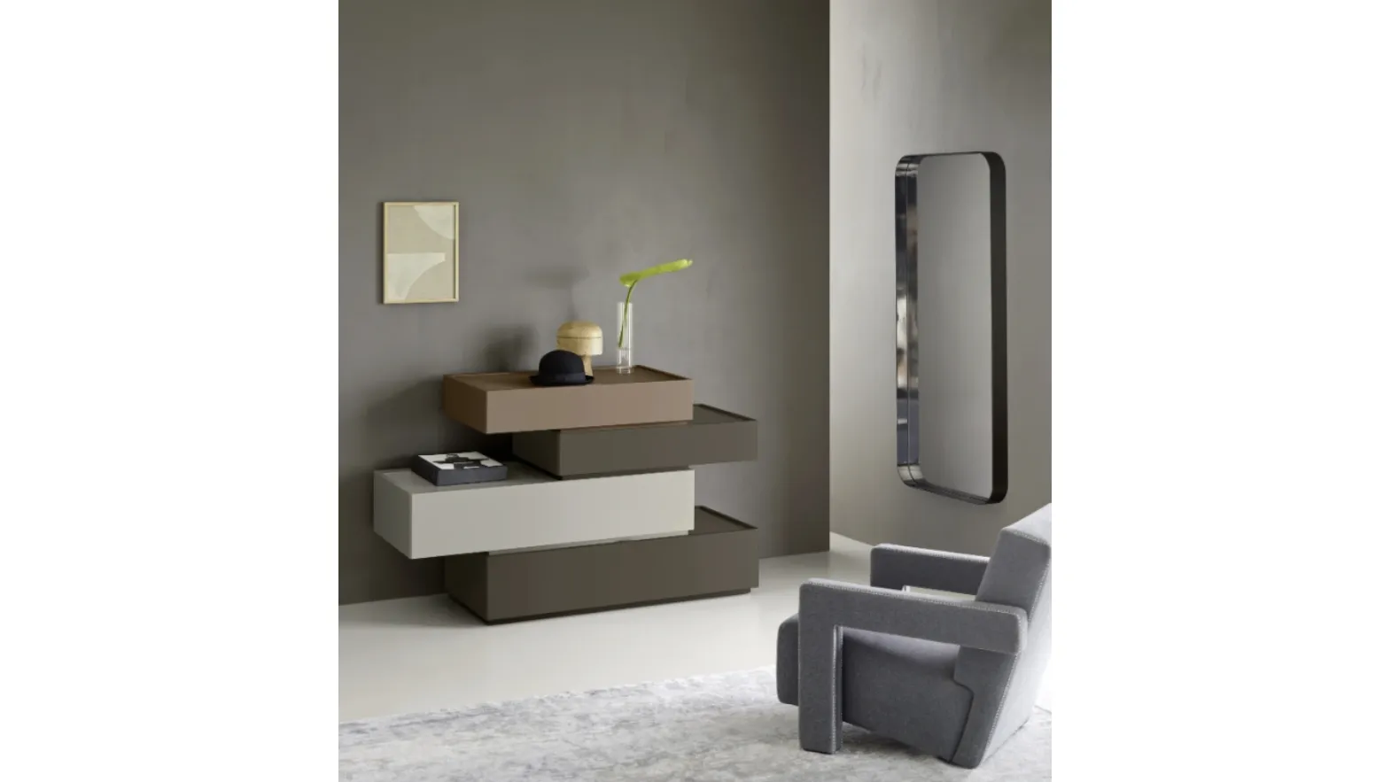 Lacquered chest of drawers Cidori by