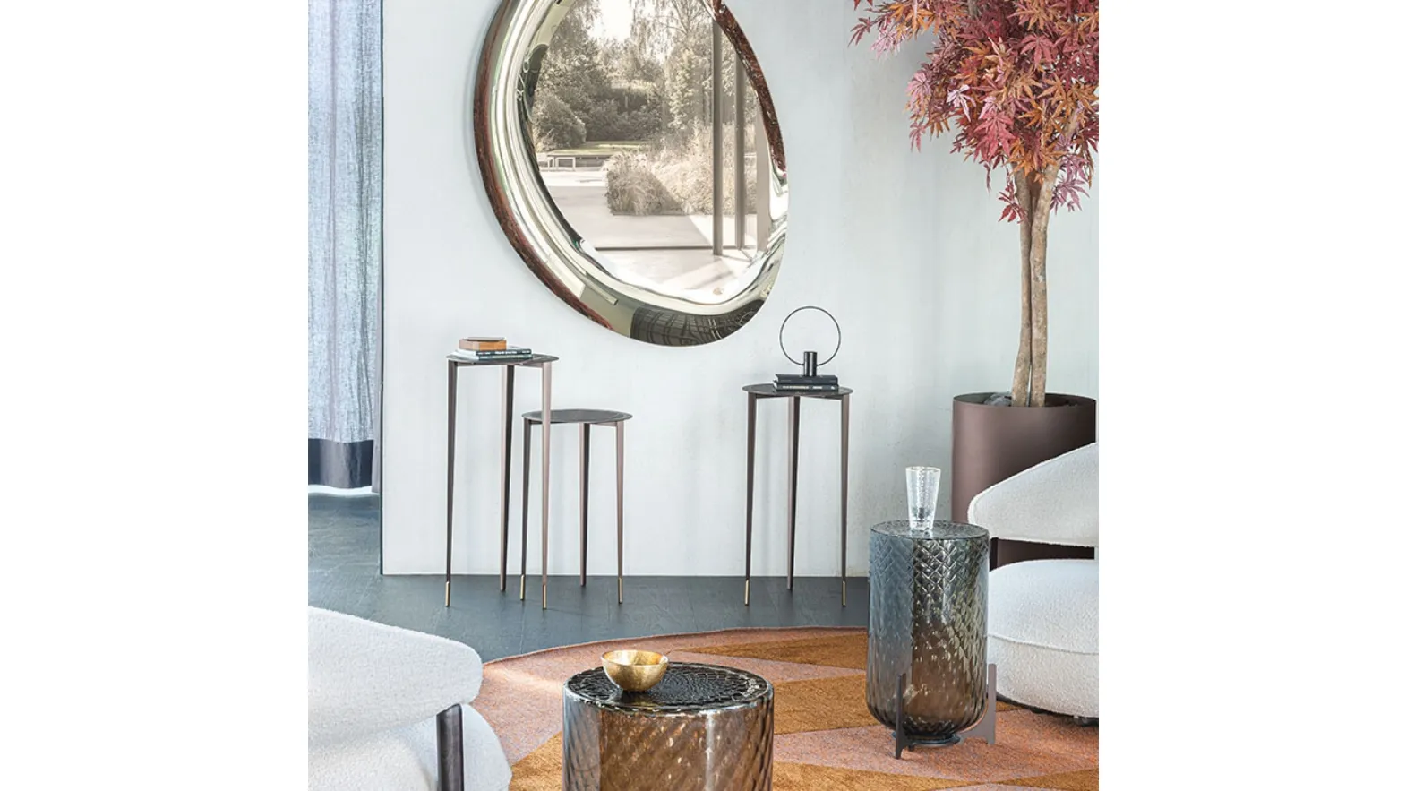 Brio Keramic multi-level modern console by Cattelan Italia