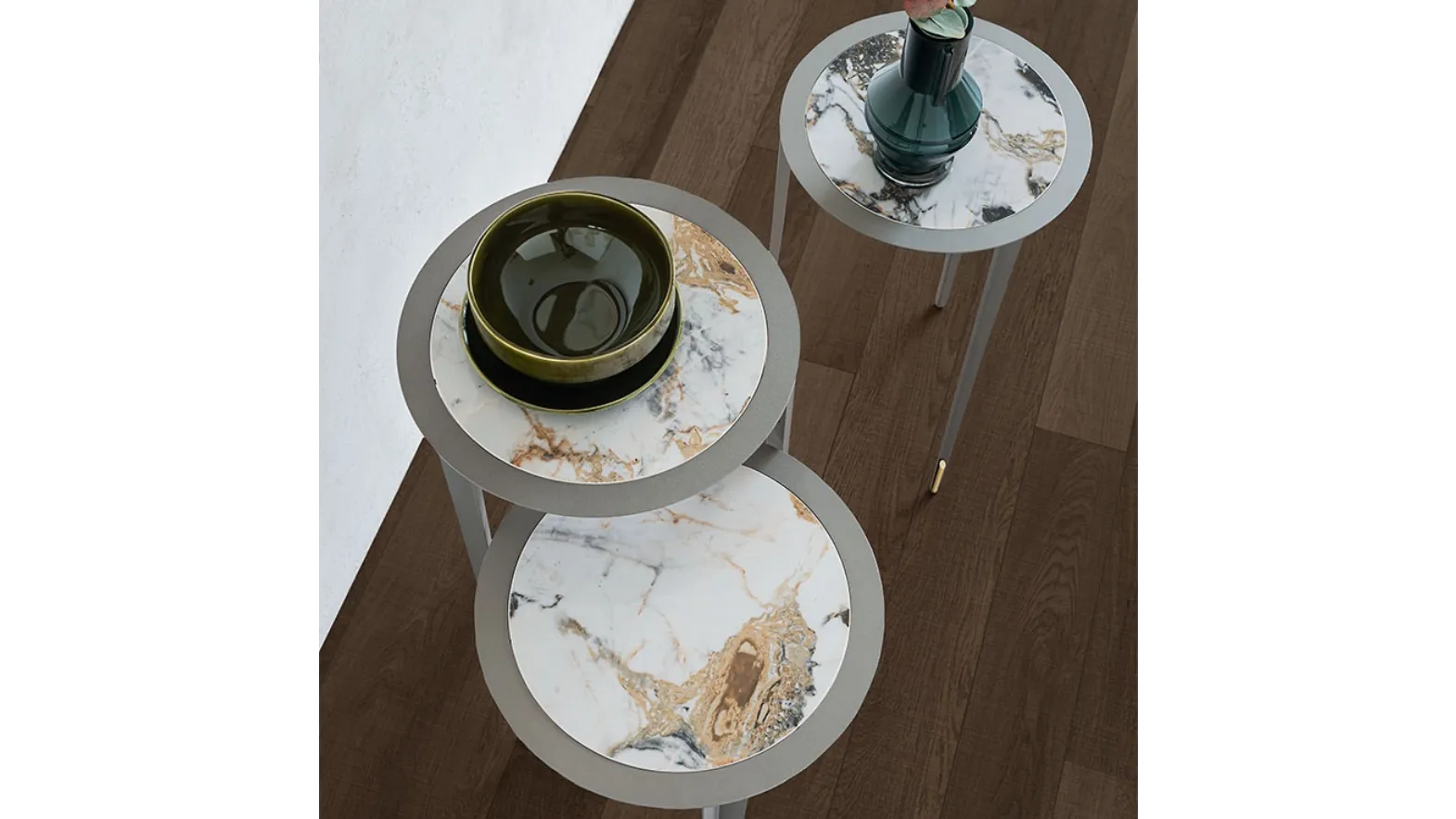 Brio Keramic modern multi-level console by Cattelan Italia