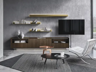 Wall unit Cabaret Glass 03 by Sangiacomo