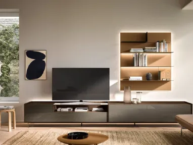 Cabaret Glass 04 wall unit by Sangiacomo
