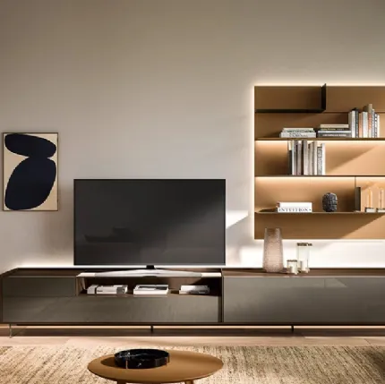 Cabaret Glass 04 wall unit by Sangiacomo