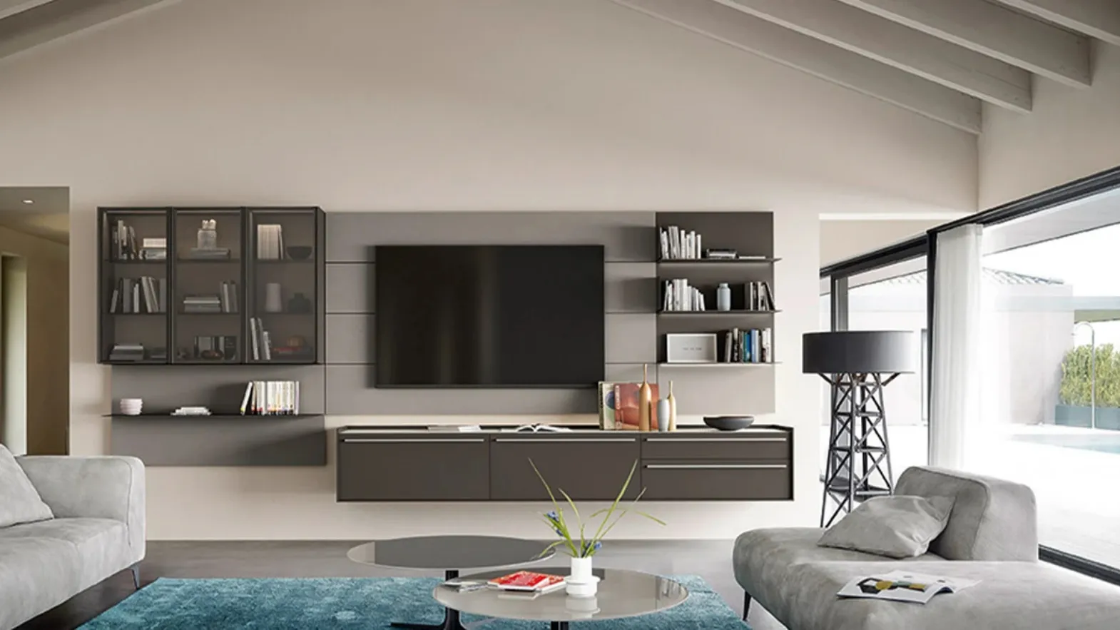 Sangiacomo's Cabaret One 02 equipped wall unit