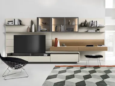 Cabaret Step wall unit by Sangiacomo