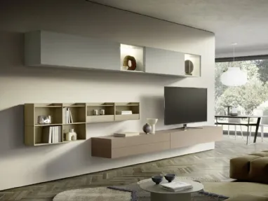 Domino 03 wall unit by Sangiacomo